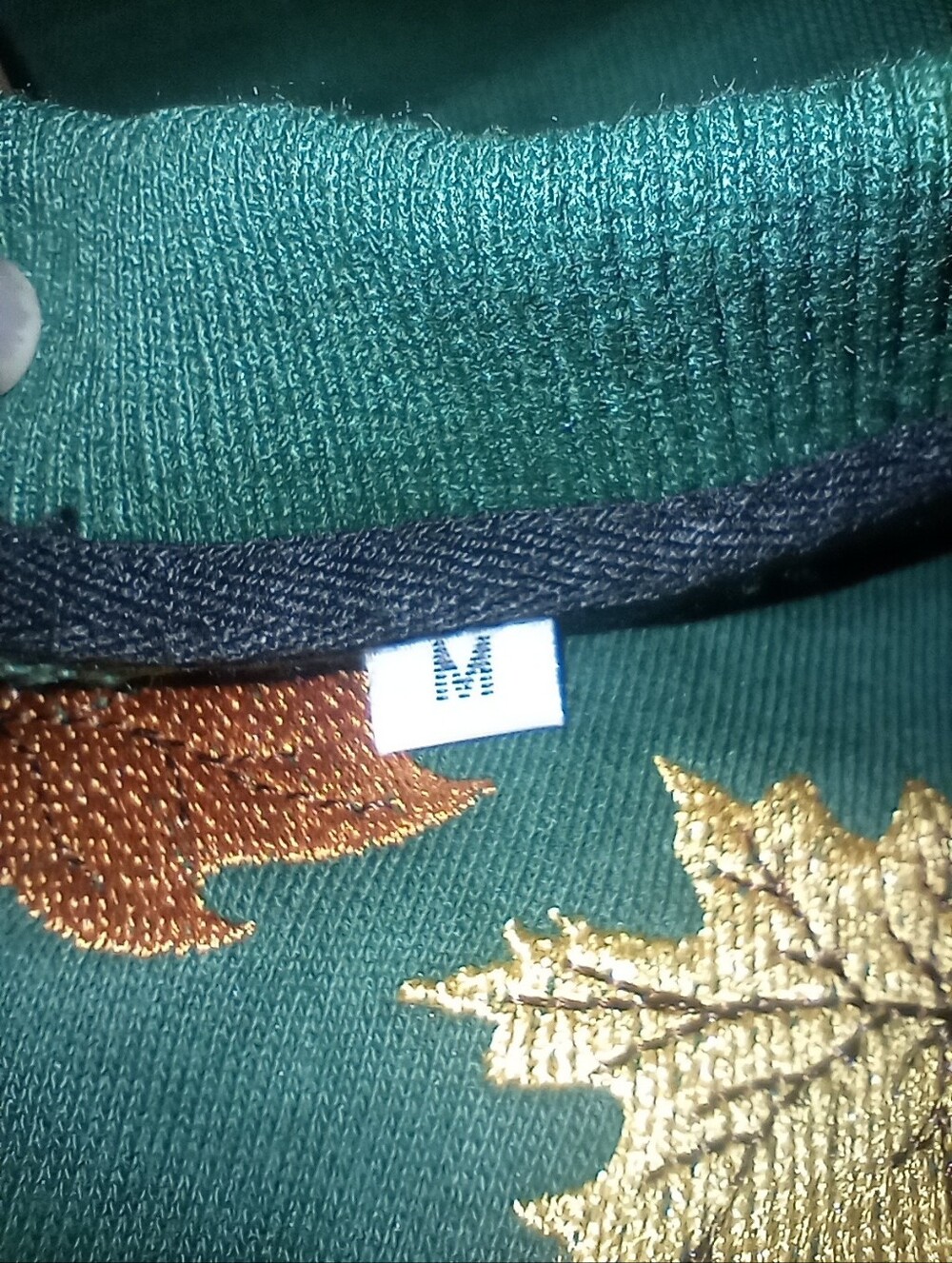 Gilmore Girls Stars Hollow Green Embroidered Graphic Sweatshirt Size Medium NWOT - Picture 8 of 9